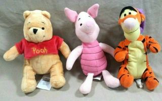 Winnie The Pooh,  Piglet And Tigger Stuffed Animals - Plush Toys - Florida