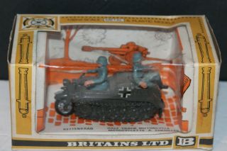 Britains Kettenkrad Half Track Motorcycle Wwii