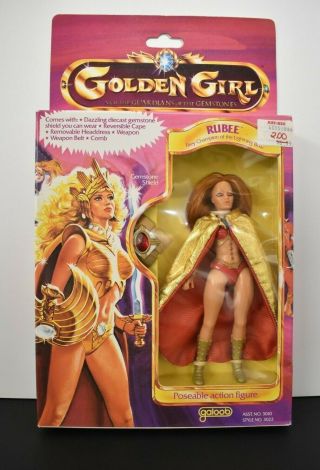 Golden Girl Guardians Of The Gemstones Rubee Action Figure Galoob 1984