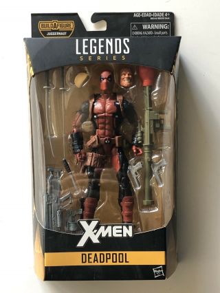 Marvel Legends Deadpool 6 " Figure X - Men Juggernaut Baf Moc