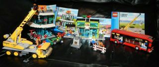 Lego City 60026 Town Square 100 Complete & Minifigures Retired
