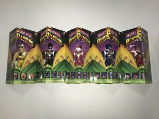Mighty Morphin Power Rangers 1993 Complete Set Of 5 Action Figures 8”