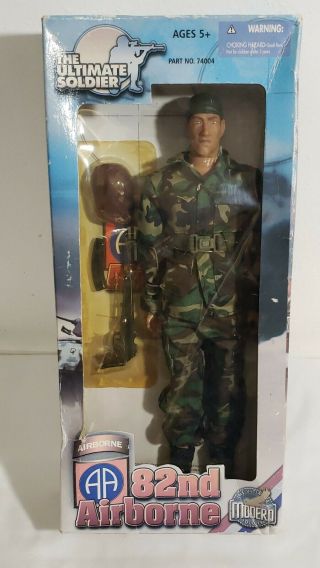 The Ultimate Soldier Army Paratrooper 12 " Action Figure 82nd Airborne Division