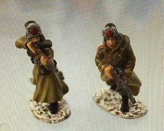 Early King & Country Ra03 Russian Winter Infantry 2 Figure Set