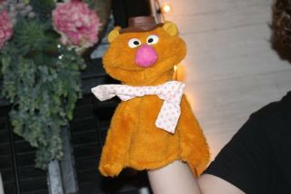 1978 Fozzie Bear Hand Puppet Vintage Toy Fisher Price Muppet Show