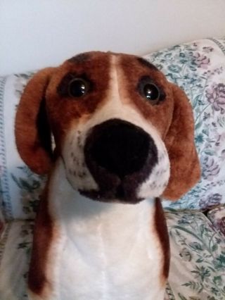 Melissa & Doug Realistic Plush Beagle Dog 18 " Posable Toy