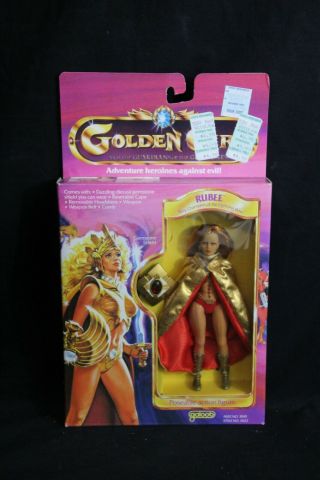 Golden Girl 1984 Galoob Guardians Of The Gemstones = Rubee Action Figure
