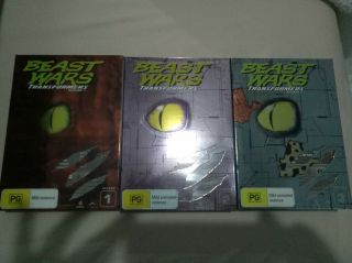 Transformers Beast Wars Seasons 1,  2 & 3 Boxsets Complete Series