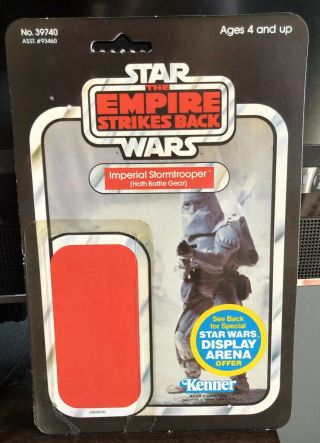 Vintage Star Wars Kenner Esb Imperial Stormtrooper 45 Card Back