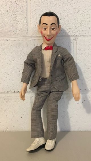 Vintage 1988 Pee Wee Herman 17 " Doll Rare