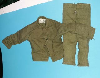 Vintage 1964 Gi Joe Hasbro Accessories Pants And Jacket