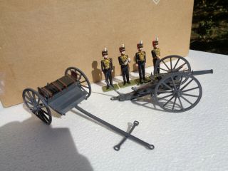 Steadfast Soldiers Rha Royal Horse Artillery Gun & Limber & Crew 54mm,  Ww