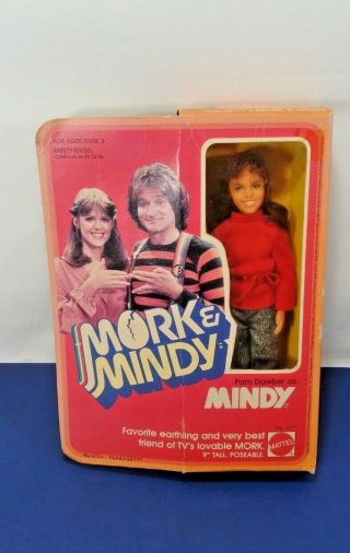 Mattel 1979 Mork And Mindy Vintage Classic Tv Toy Doll Figure 9 " Rare