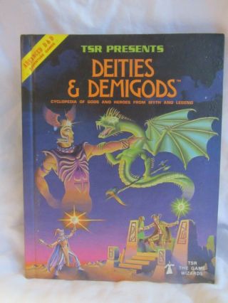 Advanced Dungeons & Dragons Deities & Demigods Cyclopedia Gods & Heroes 144 Page