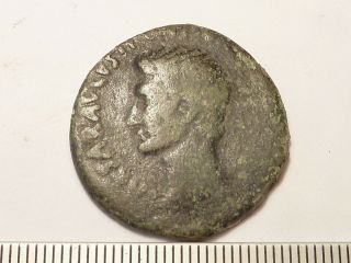 5013 Ancient Roman Augustus Copper As Coin - 1st Century Bc