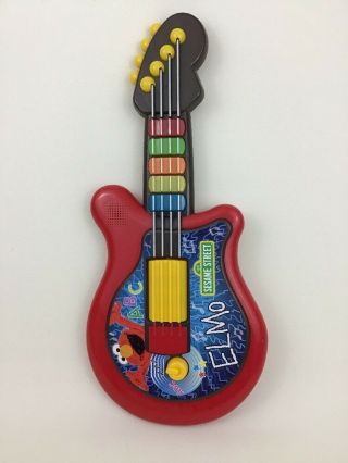Elmo Guitar Sesame Street Musical Toy Instrument Light Up Hasbro 2010