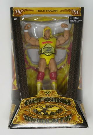 Hulk Hogan 2011 Wwe Wwf Mattel Elite " Defining Moments " Wrestling Figure Moc