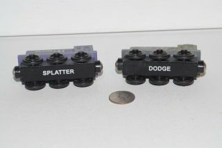Thomas Friends Wooden Railway Train Tank Engine - Dodge & Splatter - 2001 GUC 3