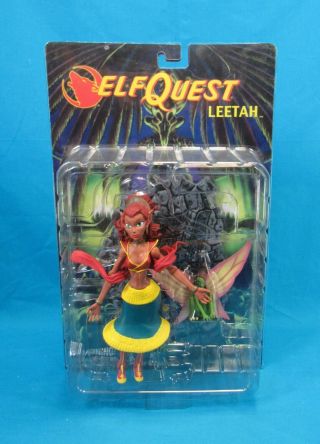 Evil Genius Toys Art Asylum Elfquest Leetah Action Figure 2001 On Card