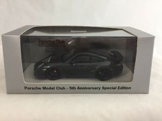 1/43 Spark Porsche 911 Turbo S,  Porsche Club 5th Anniversary,  Black,  91/200