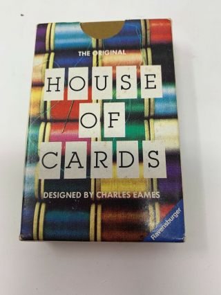 The House Of Cards Designed By Charles Eames Museum Of Modern Art 1986
