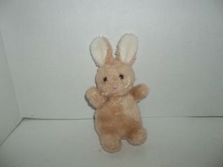 Vintage Tan Knickerbocker Bunny Rabbit Plush 9 " Tall