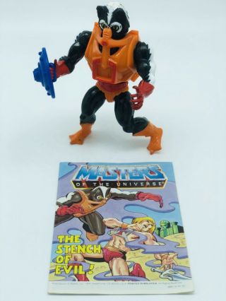 Stinkor 1985 Vintage Masters Of The Universe Motu He - Man Complete W/ Mini Comic