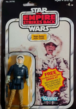 Vintage Star Wars 1980 Kenner Han Solo Hoth Outfit 39790 Empire Strikes Back 41
