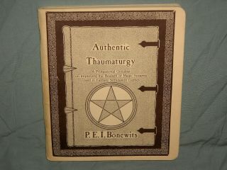 P.  E.  I Bonewits D&d - Authentic Thaumaturgy (ultra Rare Occult Aid & 1st Print)