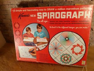 Spirograph 1967 Drawing Toy No.  401 Vintage Set W/ Box & Parts Guc
