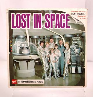 Vintage 1967 Gaf View - Master Lost In Space Tv Show Stereo Photographic Pictures