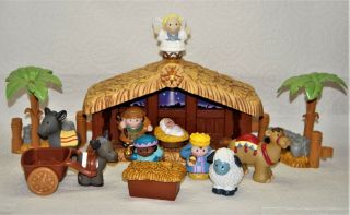Fisher Price Little People Christmas Story Nativity Set Incomplete Set