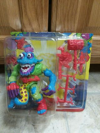 Vintage 1991 Tmnt Wyrm Action Figure " The Wiggly Weirdo Warrior " Complete