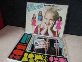 VINTAGE 1970 DAWN DRESS UP SET COLORFORMS TOY ADORABLE OUTFITS NEVER BEEN 3