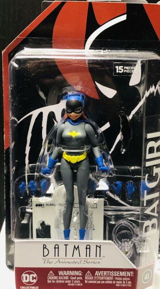 Dc Collectibles Batman The Animated Series Batgirl 6” Figure (grey Suit) Rare