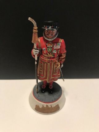 Vintage Chas Stadden Painted Yeomen Of The Guard Beefeaters English Figurine