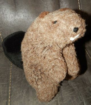 Vintage Country Critters Beaver Hand Puppet 12 " Plush Stuffed Animal Toy