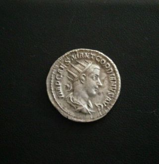 Roman Empire Gordian Iii Antoninianus Silver 4,  95gr.  21mm.
