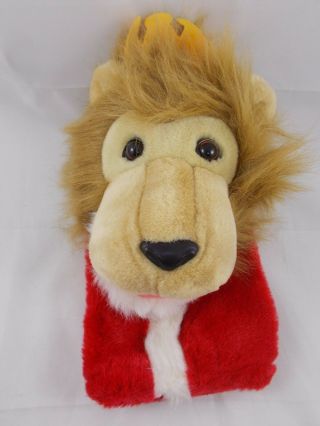Dakin Lion Plush Hand Puppet 12 " King Of The Jungle 1991 Stuffed Animal