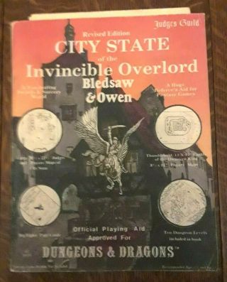 City State Of The Invincible Overlord By Judges Guild,  Dungeons & Dragons 1981