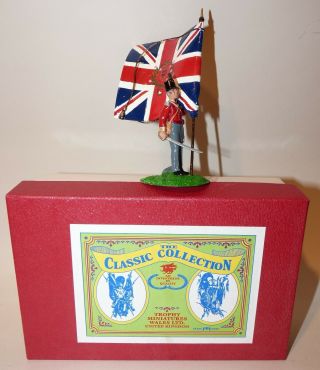 Trophy Of Wales Napoleonic 71st Highland Regiment Lt.  Infy.  Officer With Colours