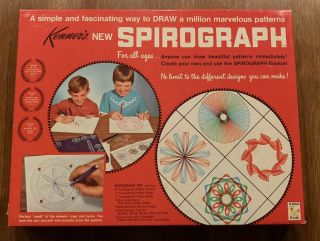 Vintage Kenner Spirograph Set 401 Complete With Booklet