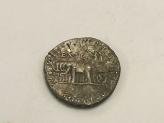 Ancient Roman Neron and Agrippina silver denarius §29 2