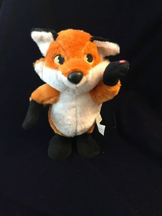 Gemmy What Does The Fox Say Singing Side - Step Dancing 12 " Plush Animated Toy