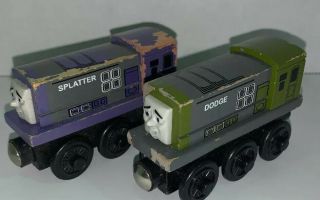 Thomas The Tank Friends Dodge And Splatter Wooden Train Magic Railroad 2000 2001