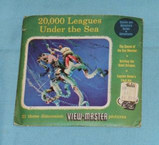 Vtg 20000 20,  000 Leagues Under The Sea View - Master Reels Packet (missing Booklet