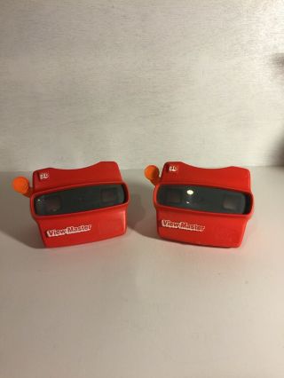 Set Of 2 View Master 3d Red View Masters Made In Portland,  Oregon Usa