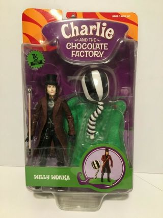 Charlie And The Chocolate Factory Willy Wonka Action Figure Shelf Wear