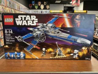 Lego Star Wars Resistance X - Wing Fighter 75149 Nib Retired Blue In