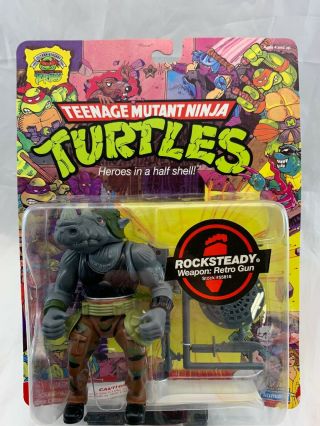 ]teenage Mutant Ninja Turtles 25th Anniversary Rocksteady Figure Playmates 2008